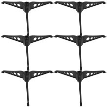 6Stk Schwarze Xmas Baumhalter Aus Kunststoff, Leicht Und Robust