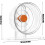 Hamster Wheel for Cage  Running Wheels for Small Animals 14cm 4