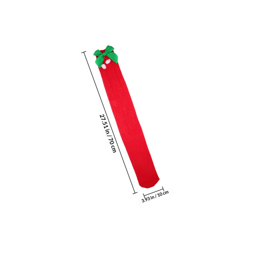 par de calcetines navideños cálidos para niñas 1