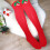 par de calcetines navideños cálidos para niñas 6
