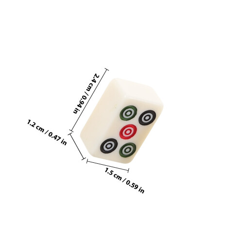 1 Set De Table Mini Kit De Mahjong Amusant Pour Extérieur 1