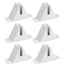 6Pièces Socles De Clôture En Pour Jardin Multifonction