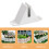 6Pièces Socles De Clôture En Pour Jardin Multifonction 7