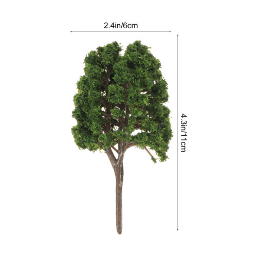 24Pcs Miniature Trees Railroad Scenery DIY Landscape Decor 2