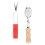 2Pcs Colored Wooden Musical Spoons Creative Percussion Toy 5