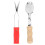 2Pcs Colored Wooden Musical Spoons Creative Percussion Toy 10