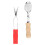 2Pcs Colored Wooden Musical Spoons Creative Percussion Toy 8