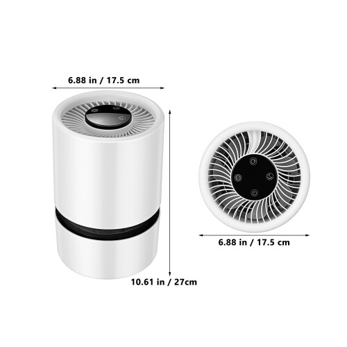 Small Portable Air Purifier With Aromatherapy For Bedroom Office 1