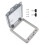 Grey PP Waterproof 5 Way Circuit Breaker Distribution Box Durable 1