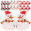 150Pcs Cartoon Pattern Candy Packaging Paper Cards Safe Candy Holder 11