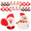150Pcs Cartoon Pattern Candy Packaging Paper Cards Safe Candy Holder 10