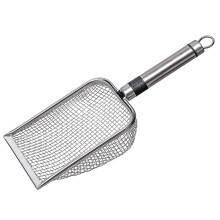Litter Scoops Large Metal Litter Scoop For Kitten Box Hollow Poop Sifter Shovel Box Cleaner