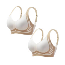 Sports Bra 100B Super Gather Bra, Soft, Comfortable Gather Bra, Wireless Up Bra