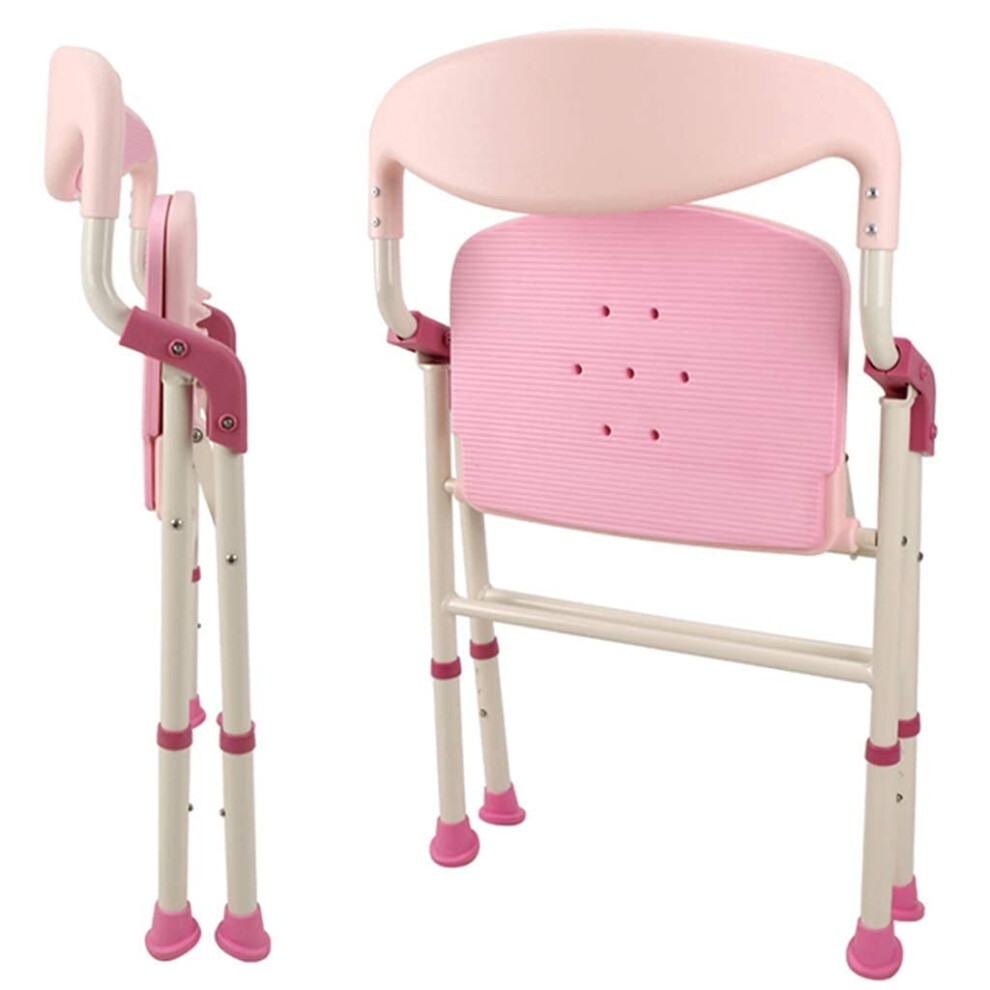 Shower stool, bath stool, bathtub stool, shower seat, foldable, nonslip, suitable for disabled and elderly people