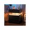 LED Bedside Table Acrylic Panel Material Bedroom LED Nightstand With Three-Drawer Dressing Cabinet (Black) 1