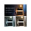 LED Bedside Table Acrylic Panel Material Bedroom LED Nightstand With Three-Drawer Dressing Cabinet (Black) 5