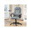 HOMCOM Faux Leather Office Chair - Grey 2