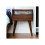 Solid Wood Modern Chestnut Solid Wood Bedside, 1 Drawer, 1 Open Slot, Dark Brown 1