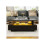 Coffee table with open storage compartment, rectangular living room piece with LED lighting, dimensions 100  50  42.5 cm, black 1