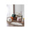 Velvet Ottoman fabric S-shape stool Wavy Pouf Ivory white 5