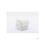 Velvet Ottoman fabric S-shape stool Wavy Pouf Ivory white 3