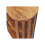 Solid Wood Ariella Double Shelf Chestnut Bedside, Dark Brown 5