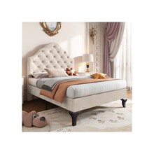 Double Bed, Double Bed - 4 ft 6 in (135 x 190 cm) with USB Ports &amp; Drawers &amp; Storage Cabinet, Mattress Not Included, White