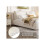 Bed frame with storage 150 x 200 cm, Cloud bed with padded base, including 2 removable cushion covers, warm white 5