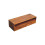 Solid Wood Lunar 2 Drawer Chestnut Wall Mounted Media Unit, 1 Shelf, Dark Brown 6
