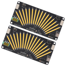 AK-DB16VU Musikmessgerät, LED-Musikspektrum,-Dual-Channel-Finish