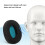 Durability Ear Cushions for Headsets Long-red blue background 4