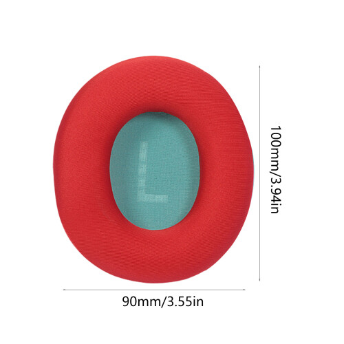 Durability Ear Cushions for Headsets Long-red blue background 1