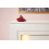 Acantha Dallas White Marble Fireplace with Downlights, 42 Inch 5