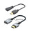 4K HDTV Extension Cable Highly Speed Data-left type Metal 60Hz 2