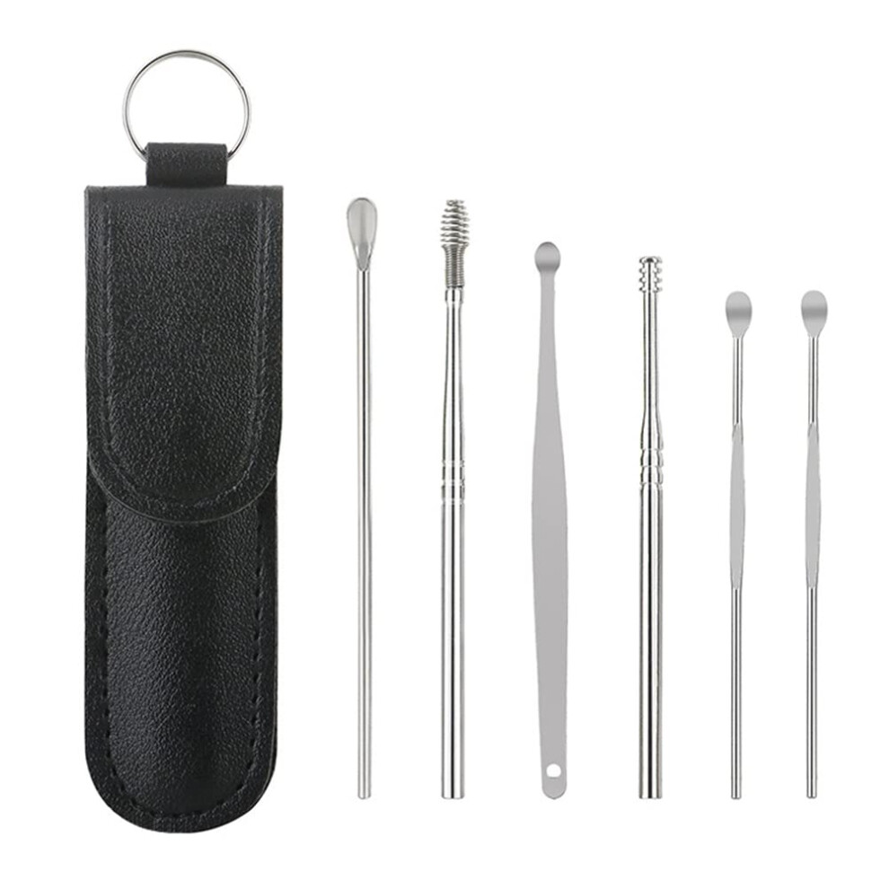 Pack of 6 Ear Cleaners, Ear Wax Remover, Reusable for Children and Adults