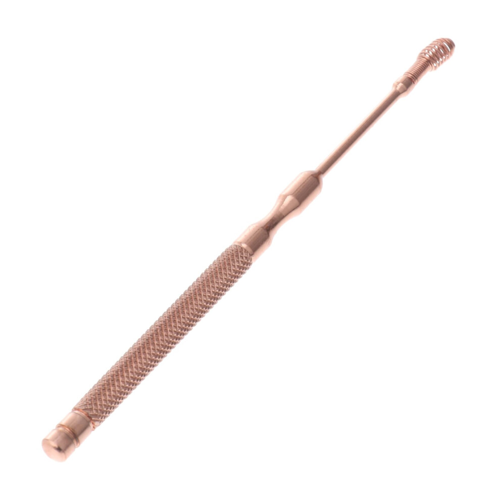 1 piece ear spoon with feather design, cleaning tool for ear care at home, portable and nonslip for effective earwax removal.