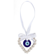 Ondt øye biloppheng, Feng Shui-amulett for beskyttelse med perledekor biltilbehør for hjemmekontor, bildekorasjon