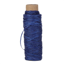 Blue Waxed Thread For Macrame, Durable And Waterproof Cord For Hand Stitching Leather Projects, Shoe Repair, And Crafting Innovations (50M)