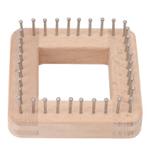 Hand Knitting Tool, Square Knitting Loom For Crafting Delicate Weavings, Experience The Joy Of Diy With Our Wooden Yarn Knitting Machine (10x10cm)