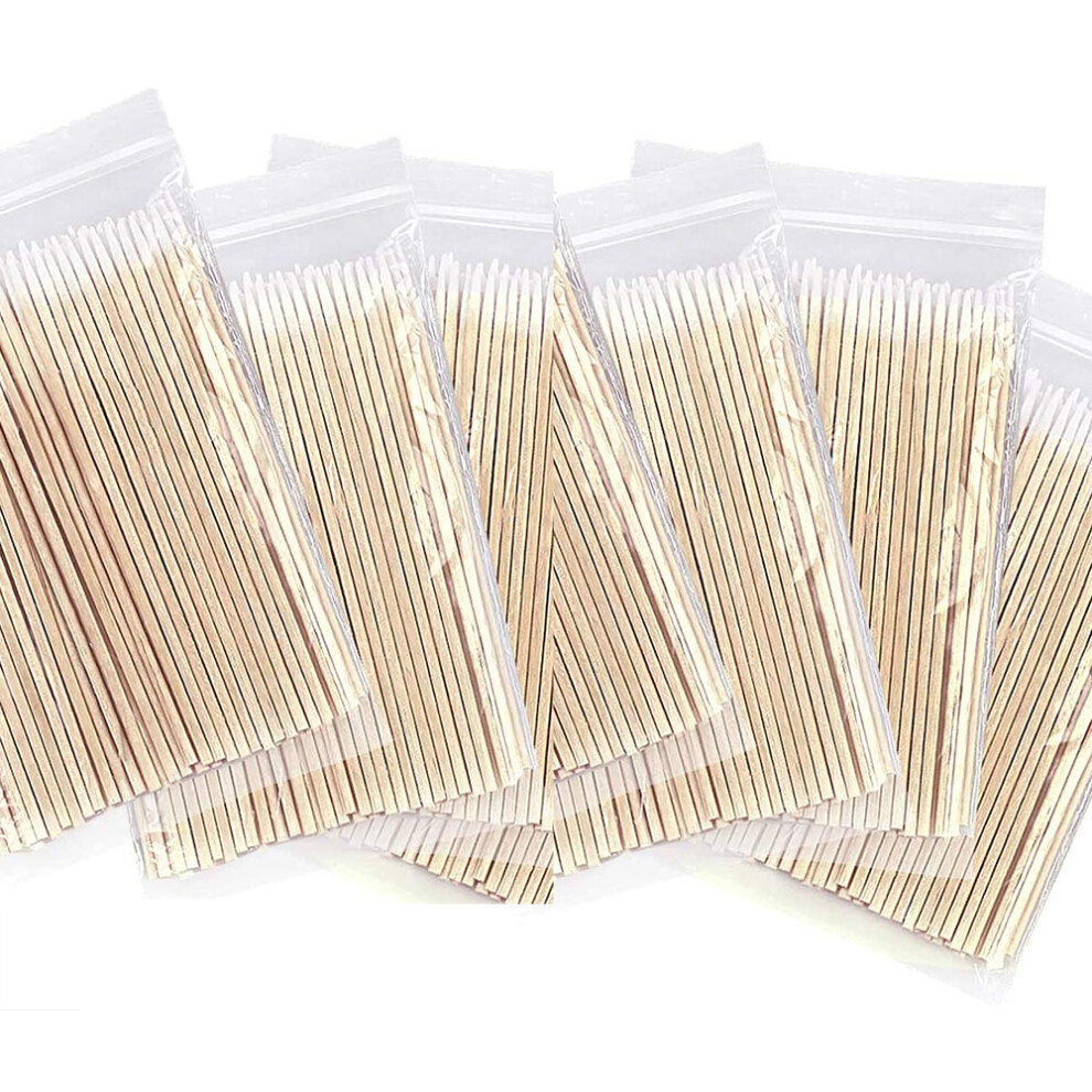 Pointed Buds For Delicate Work, Precision Tip Cotton Swabs With Smooth Wood, Ideal For Makeup And Cleaning, Microblading Swab, Wide Application In Bea