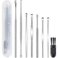 Ear Hygiene Companion, Ear Clean Tool Set, Ergonomic Design Ensures Safe Non-Irritating Use, Stainless Steel Earwax Removal Tools For Effortless Clean