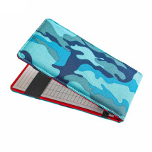 Golf Scorecard Book With Pencil Notebook Journal Oxford Cloth Sky Blue Pocket Holder