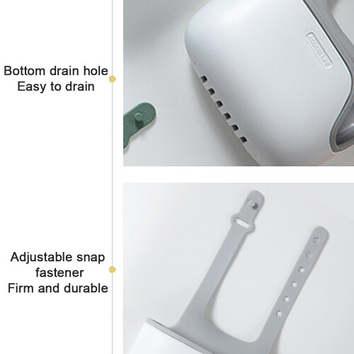 Compact Sponge Holder, Modern Design Kitchen Sink Accessories With Durable Silicone And PVC Material 2