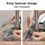 Compact Sponge Holder, Modern Design Kitchen Sink Accessories With Durable Silicone And PVC Material 4