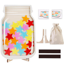 '30 Stars Tokens Good Behavior Jar Potty Training Tool Reward Charts for Kids Behavior'