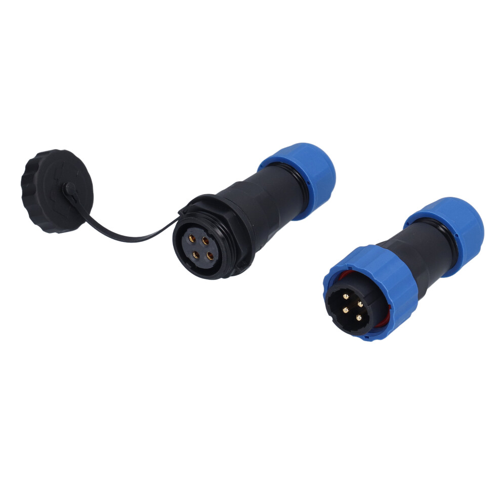 Ip68 Waterproof Connector For Industrial Equipment, Panel Mount Connector With Threaded Connection Circular Housing, Solder Termination Connector For 9358999872490