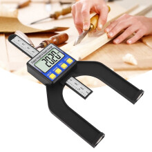 Professional Digital Height Gauge, Adjustable Distance Multi-Function Depth Aperture Measurement For Manual Router Table Use