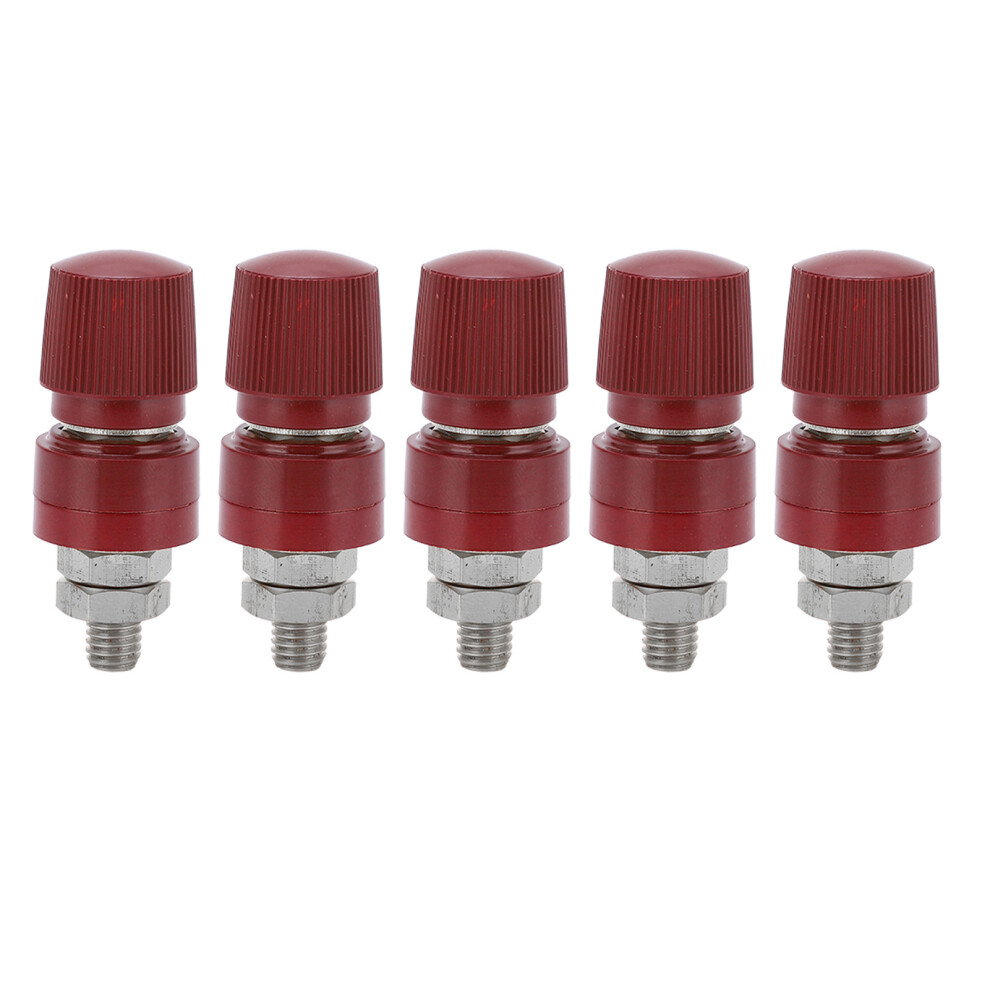 Versatile Terminal Binding Post, Copper Battery Terminal For Multi-Purpose Usage In Electronics And Vehicles, Nickel Plated Brass Ensuring Good 9448196526378