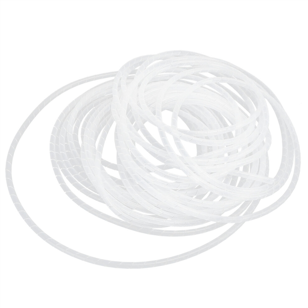 Flexible Spiral Tube For Computer Manage Cord, Abrasion Resistance Cable Wire Wrap, Quick Application For Electronics Management (Î¦18-7M) 9433291156421