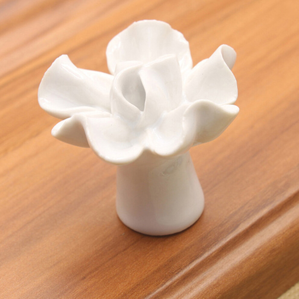 Cabinet Knob European Style, Sturdy Zinc Alloy Ceramic Drawer Handle Suitable For Cabinets Wardrobes Drawers Cupboards, Single-Hole Knob With 9128293341547